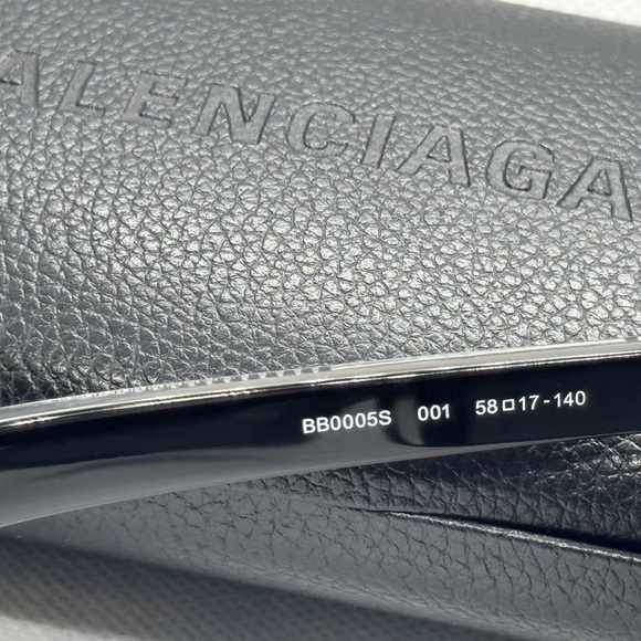 Balenciaga Black Sunglasses EUC - Picture 8 of 11